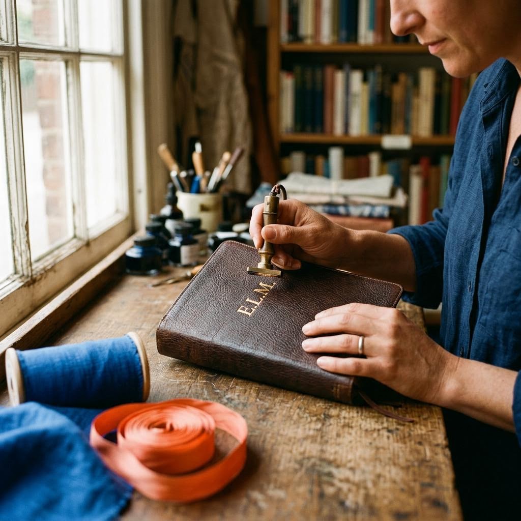 Illustrative image of gold lettering on a Bible cover